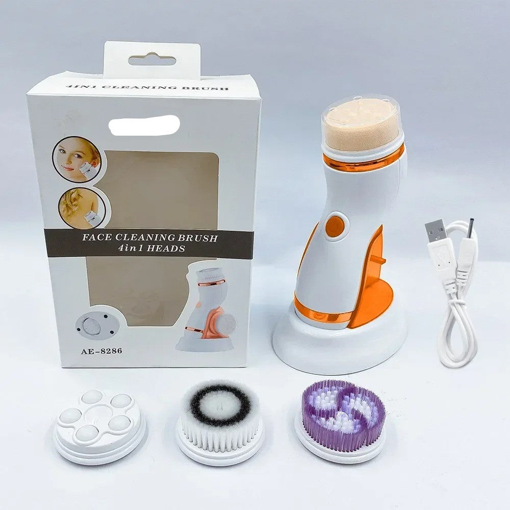 4 In 1 Electric Facial Cleansing Brush Massage