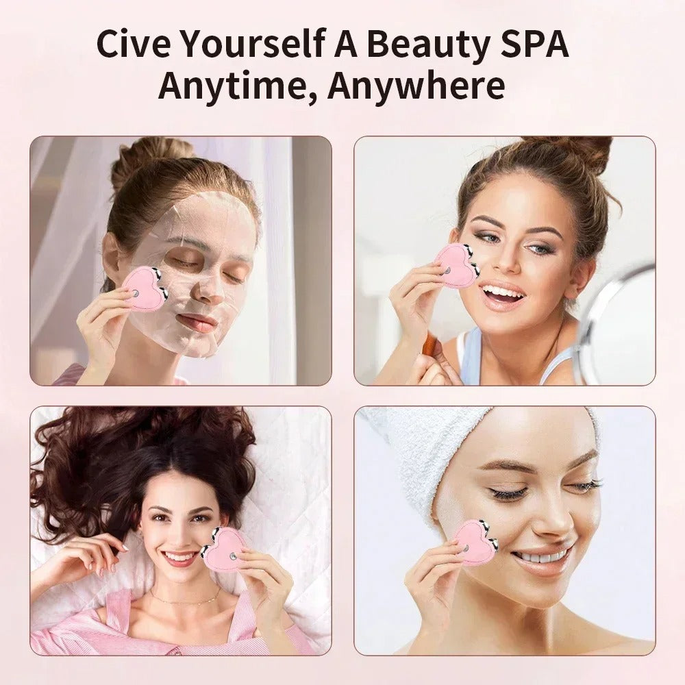 Micro Current Beauty Instrument Mini Face Slimming Massager