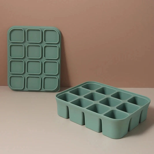 12 Grid Ice Cube Mold Silicone Ice Cube Tray Square Tray Mould
