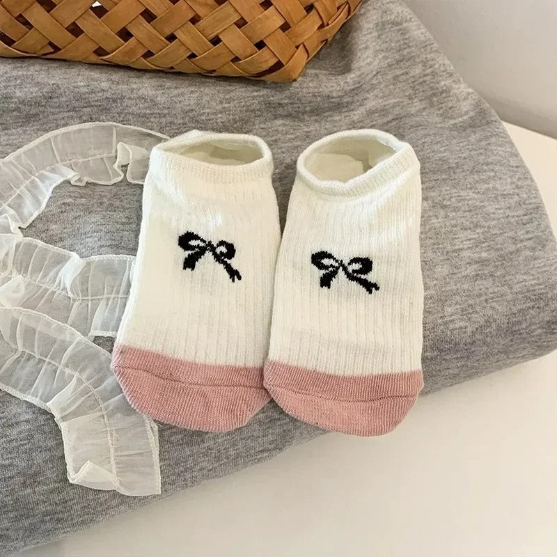 1/4pairs Summer Boat Socks for Women