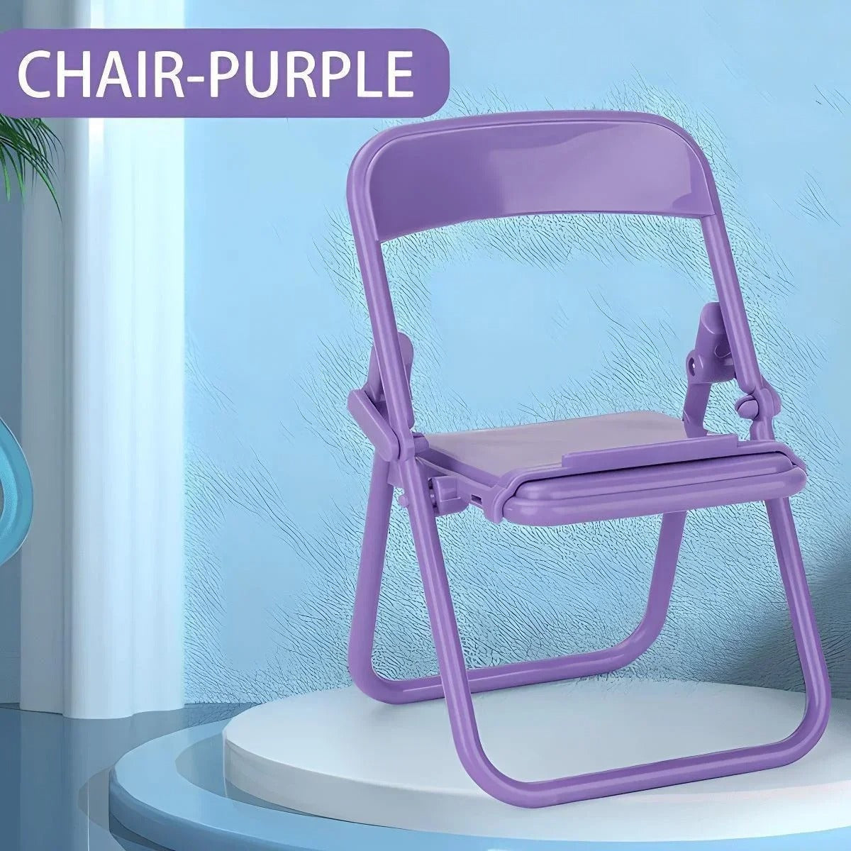 Universal Foldable Chair Shape Mini Desktop Phone Holder
