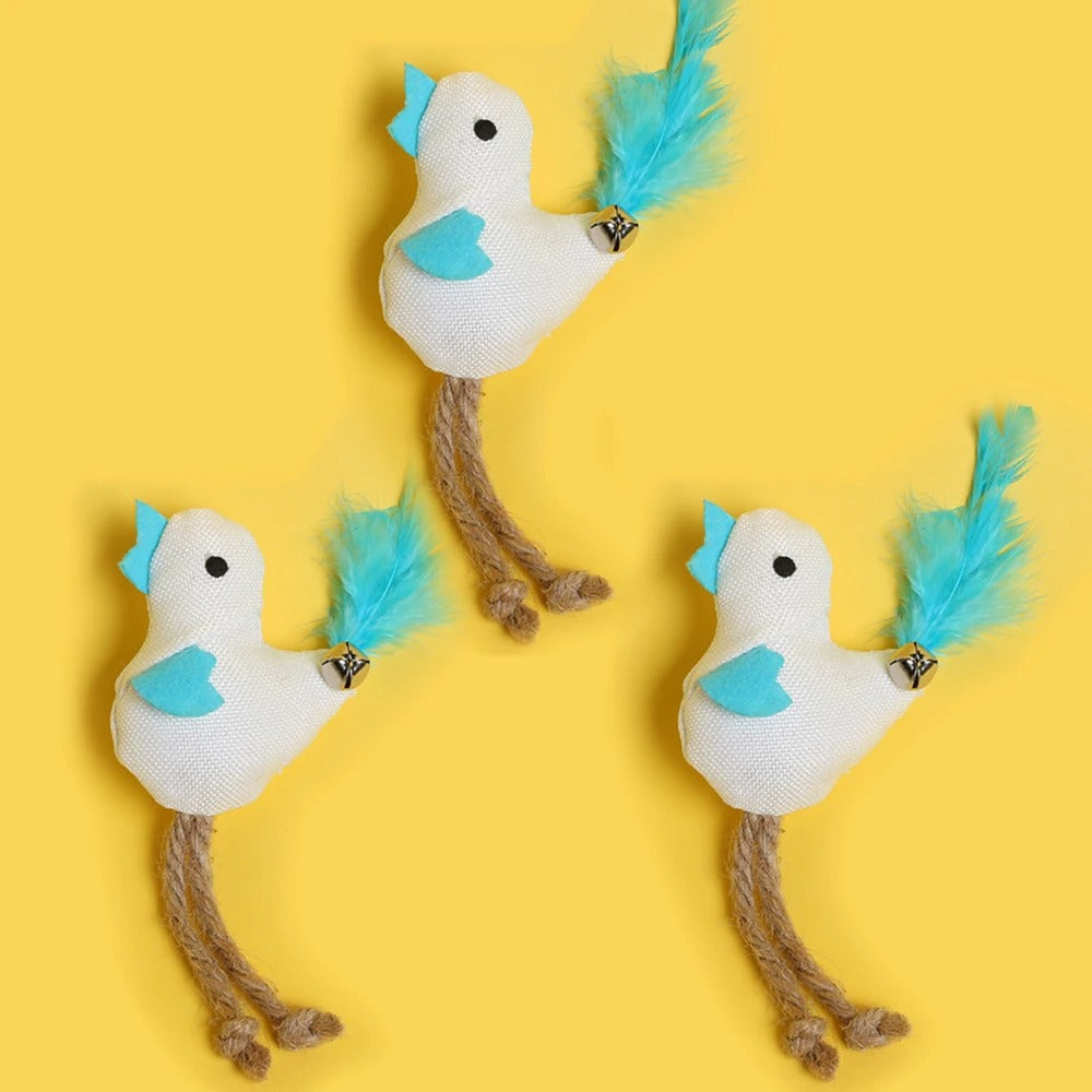 3pcs Simulated Chick Cat Mint Little Cat Toys