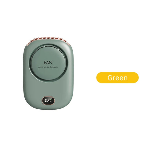 Portable Hanging Neck Fan Mini Fans with Adjustable Lanyard Bladeless USB