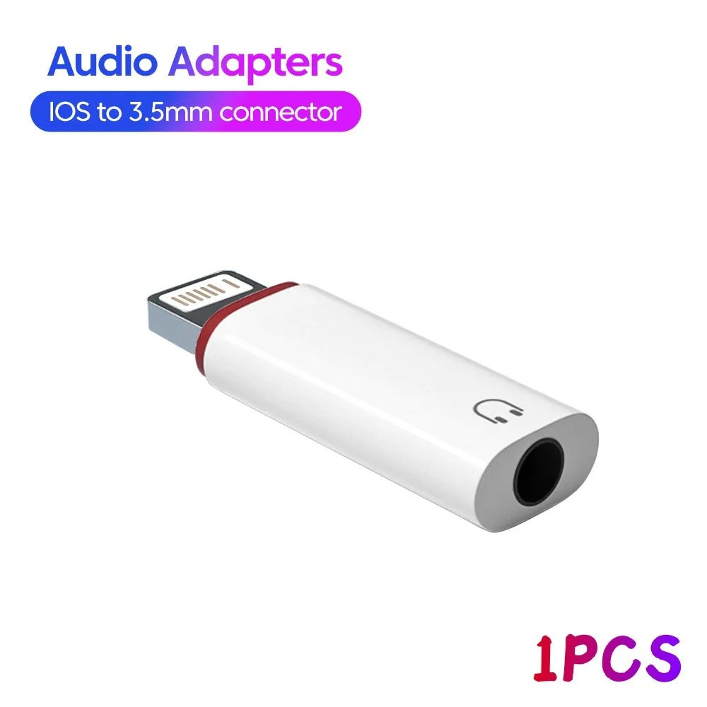 Lightning To 3 5 MM Jack AUX Adapter For iPhone  phone accessories