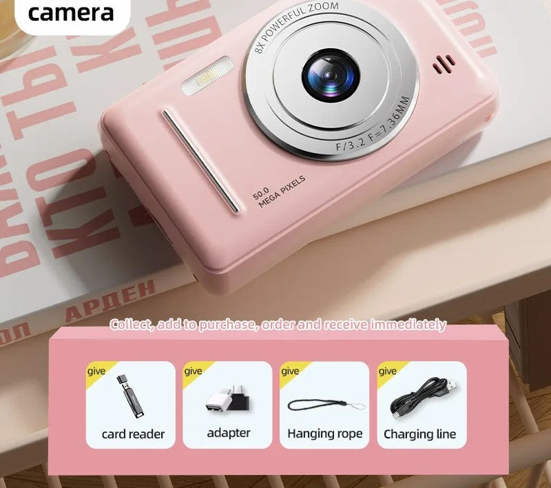 4K Digital Camera Dual Camera Flash 50 Million HD