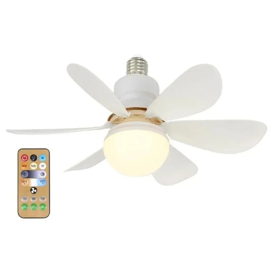 LED 40W ceiling fan light E27 with remote control for dimming, suitable for living room