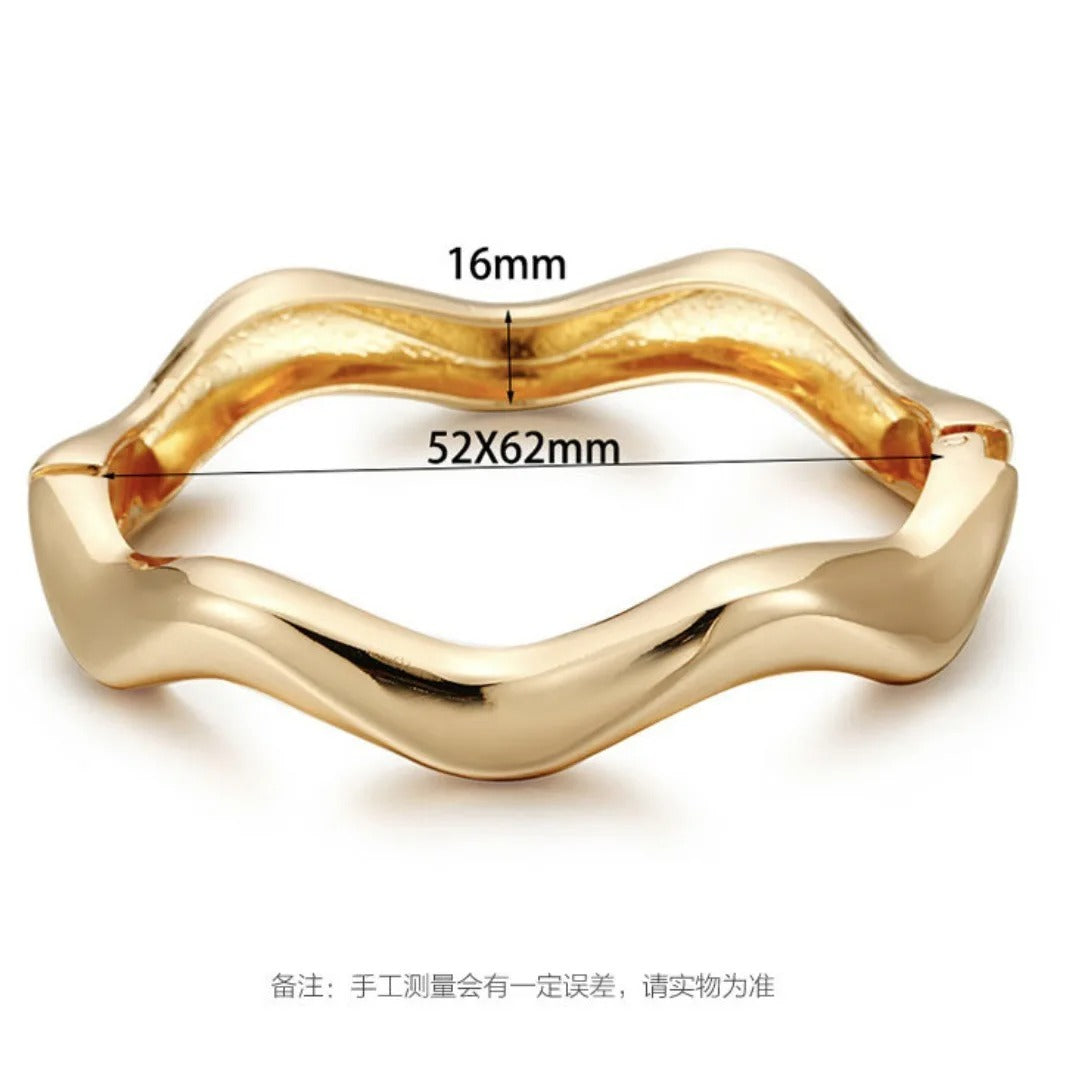 Boohoo Coffee Irregular Acrylic Resin Chunky Bangles