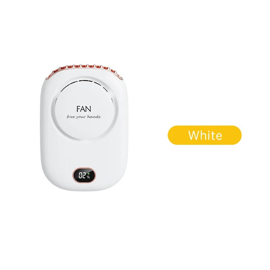Portable Hanging Neck Fan Mini Fans with Adjustable Lanyard Bladeless USB