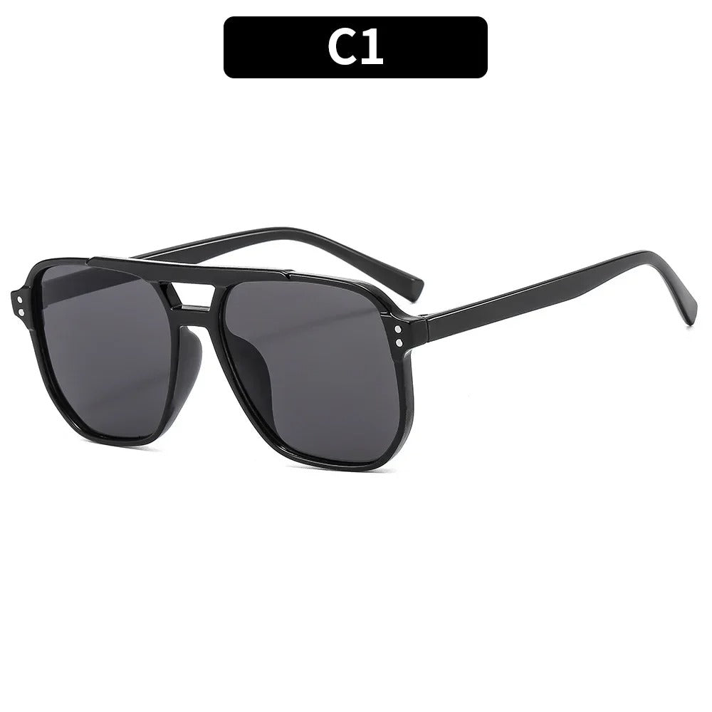 Vintage Square Sunglasses for Women