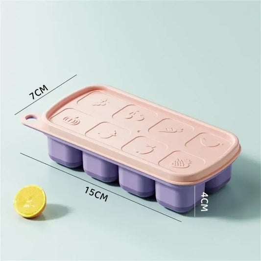 Refrigeration Home Food Grade Silicone Molds Baby Mold Ice