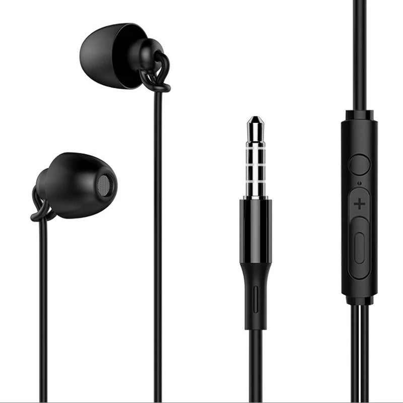 Earphone Headset Noise-Cancel Sleeping Earbud Silicone
