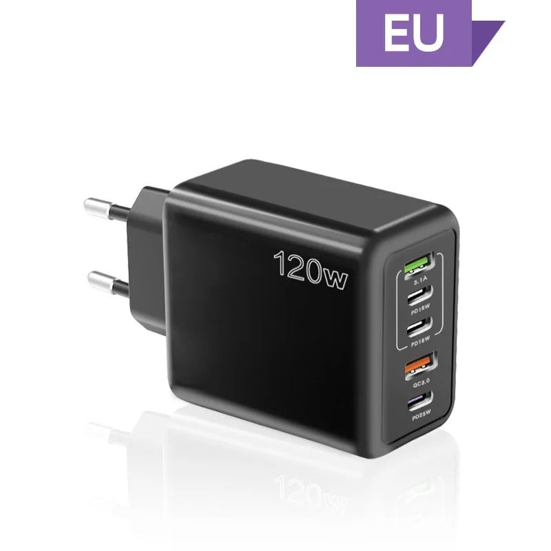 PD 5 Port USB Charger Fast Charging Type C