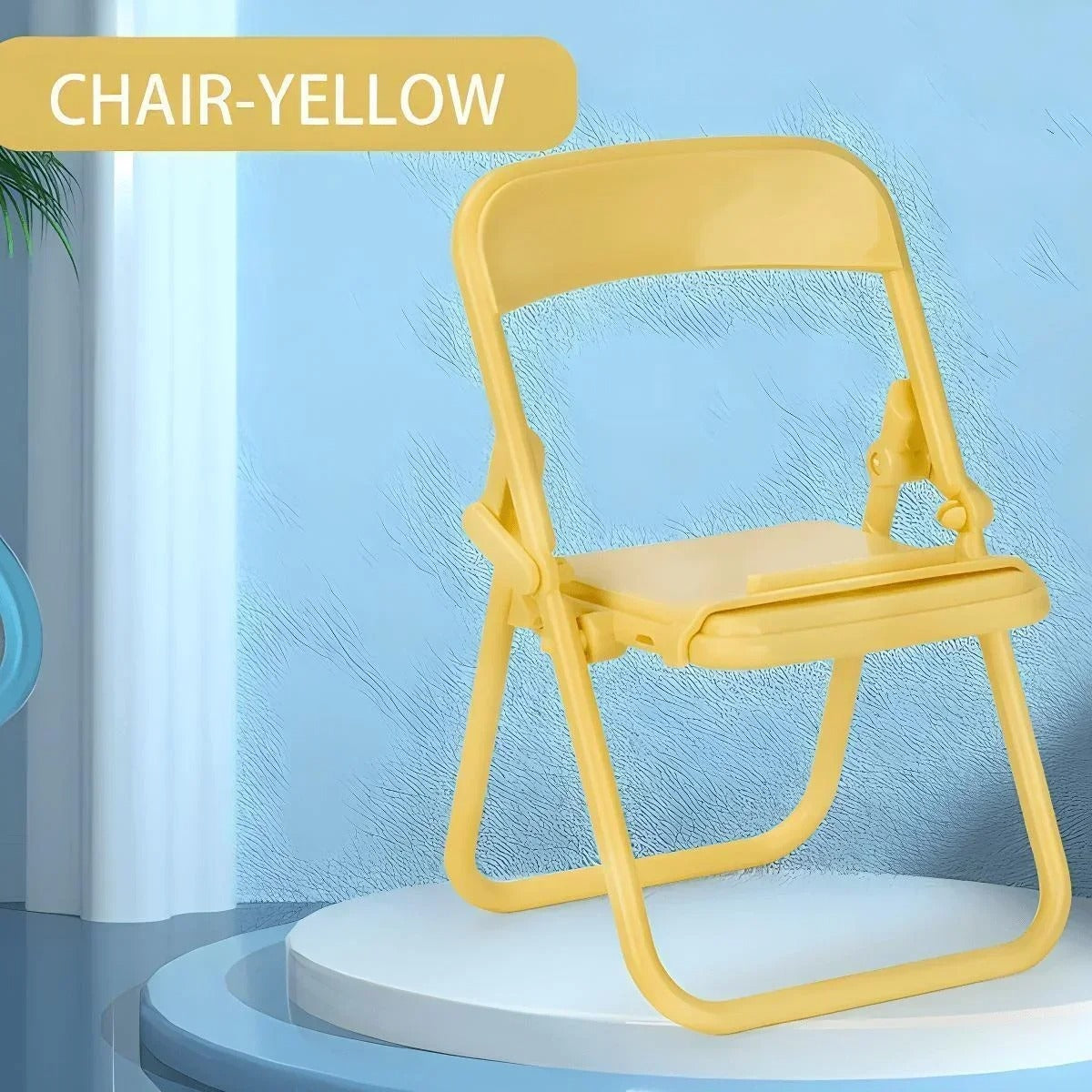 Universal Foldable Chair Shape Mini Desktop Phone Holder