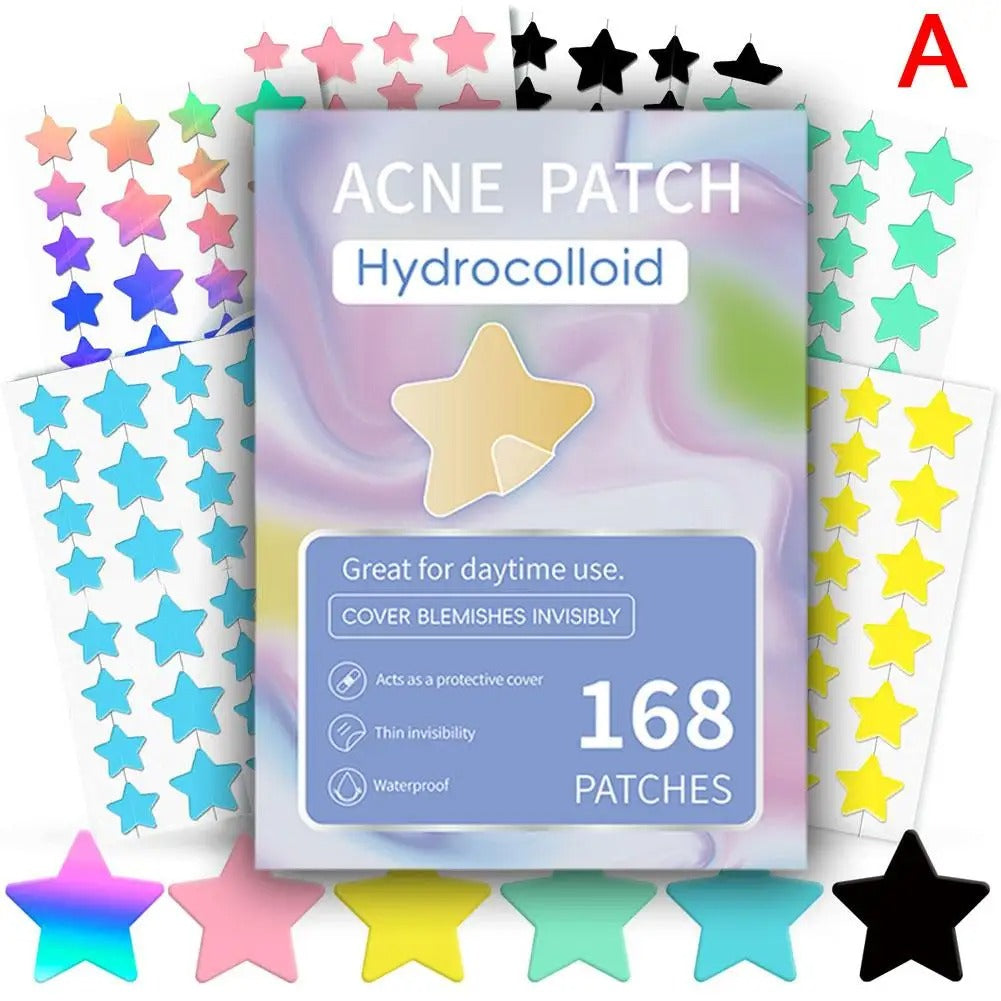 Colorful Star Pimple Patch Acne Colorful Invisible Acne Removal