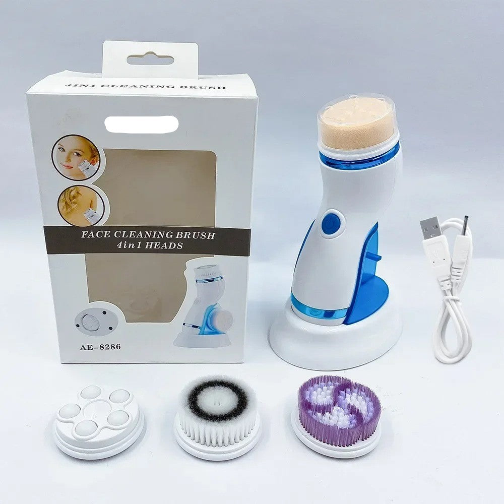 4 In 1 Electric Facial Cleansing Brush Massage