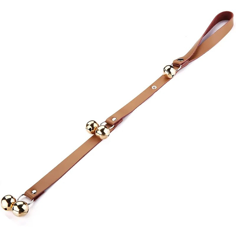 Leather Dog Doorbells for Door Knob Potty Training