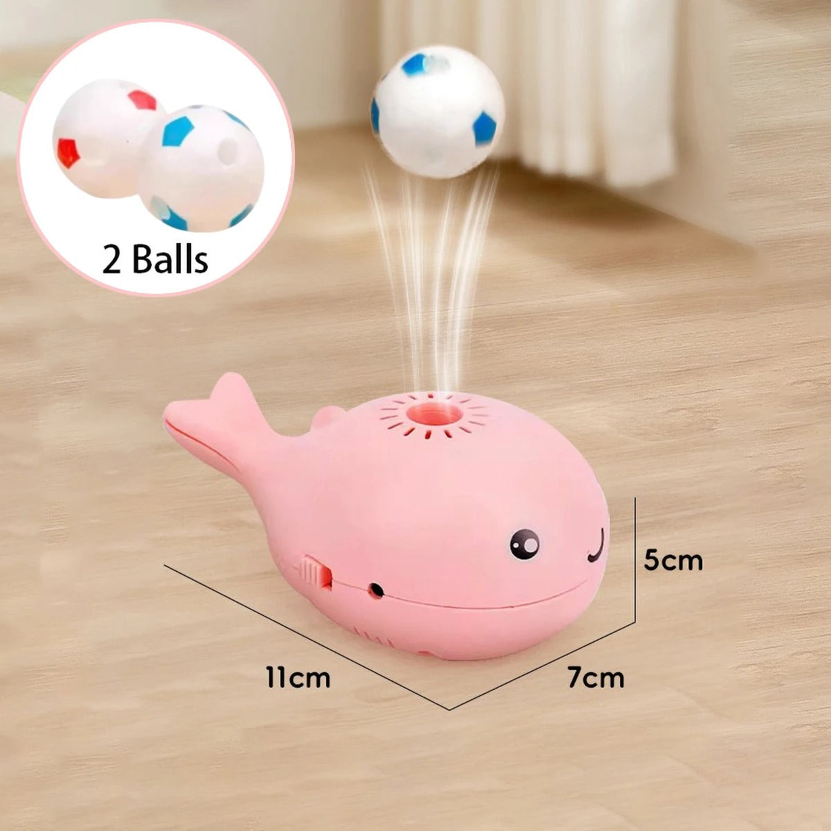 Electric Floating Ball Cat Toy Whale-shaped