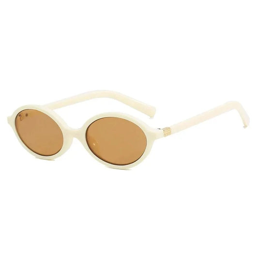 Sexy Small Oval Leopard Sunglasses Women Lovely