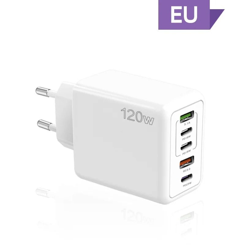 PD 5 Port USB Charger Fast Charging Type C