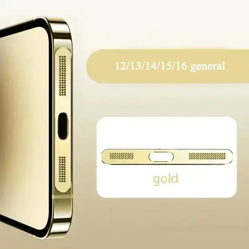 Metal Dust Net for iPhone  Max Speaker Dust Mesh Charging Port