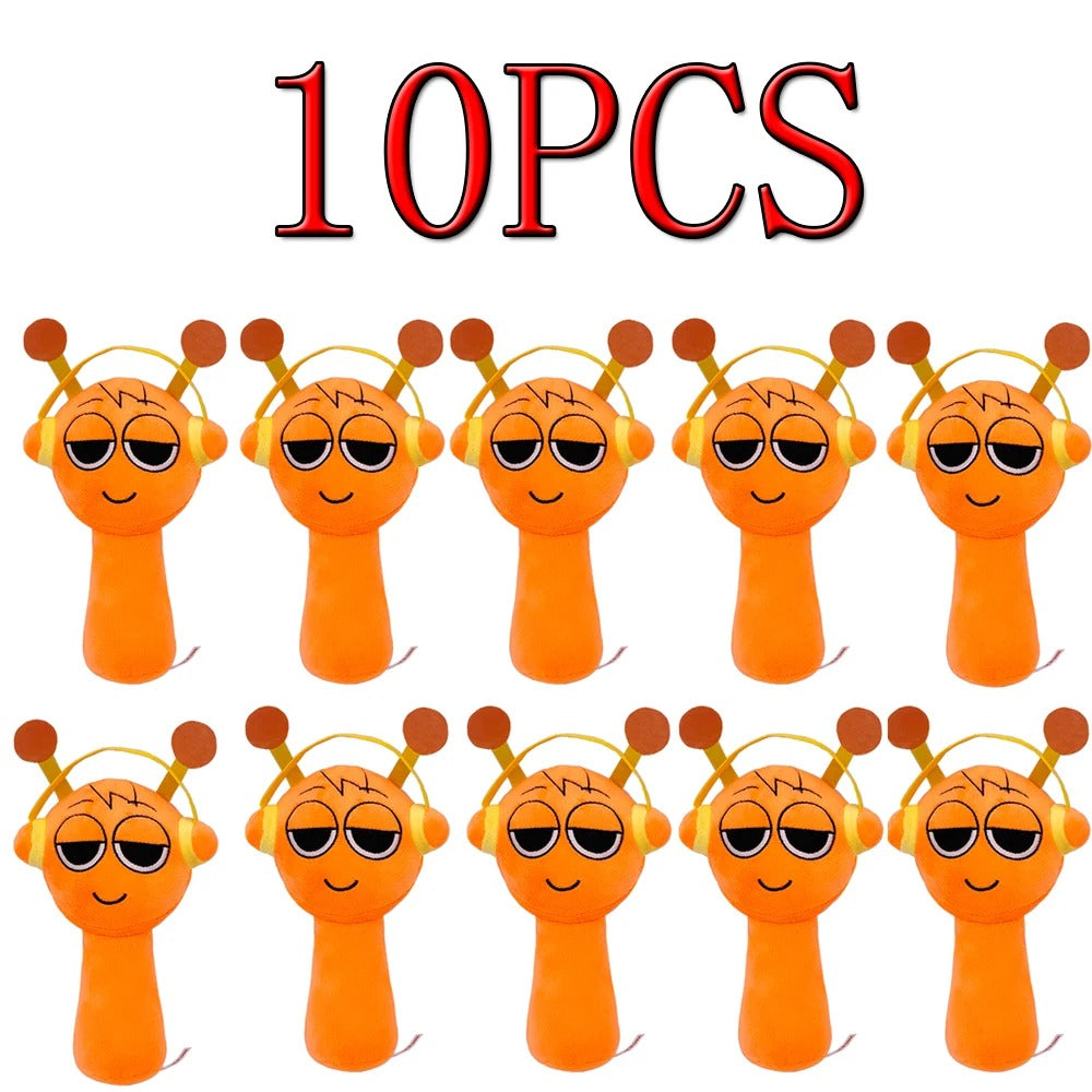 10PCS Sprunki Plush Stuffed Dolls Game Toys