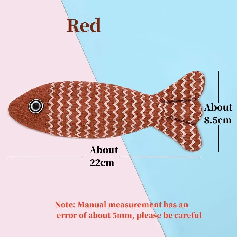 Teeth Grinding Catnip Toys Funny Interactive Plush Cat Toy