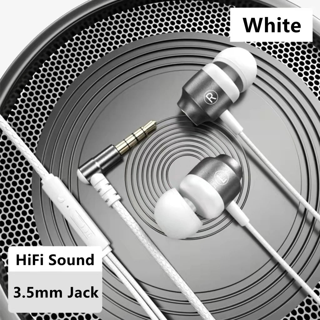 Gamer Wired Headphones Gaming Wired Earphone Metal HiFi Bass Stereo 3.5mm Earphone