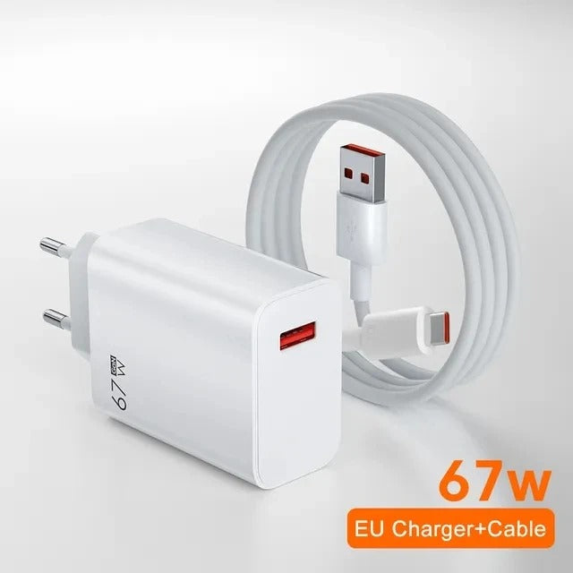 67W USB Fast Charger for Xiaomi , Ultra Redmi