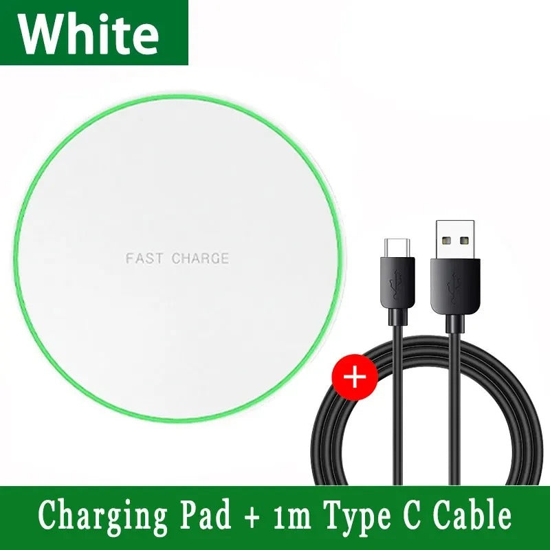 200W Wireless Charger Pad For iPhone  Fast Wireless Charging Station