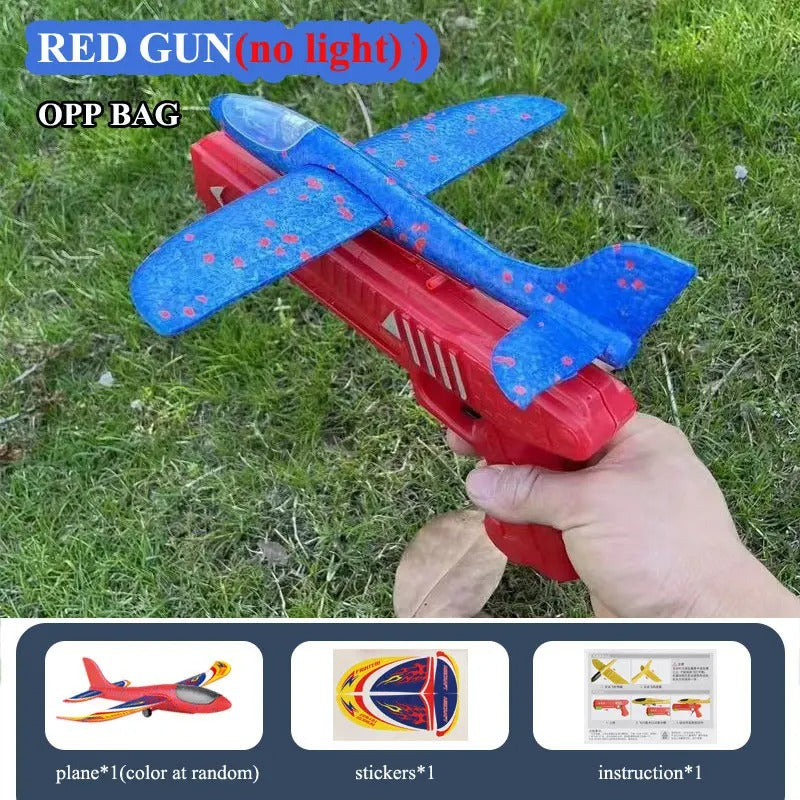 34cm Foam Plane Launcher Outdoor Toy for Boys