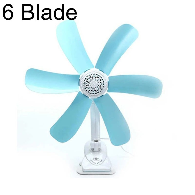Home Desktop Clip Fan Mini Electric Wall Mounted Office Clamp Cooling Fans