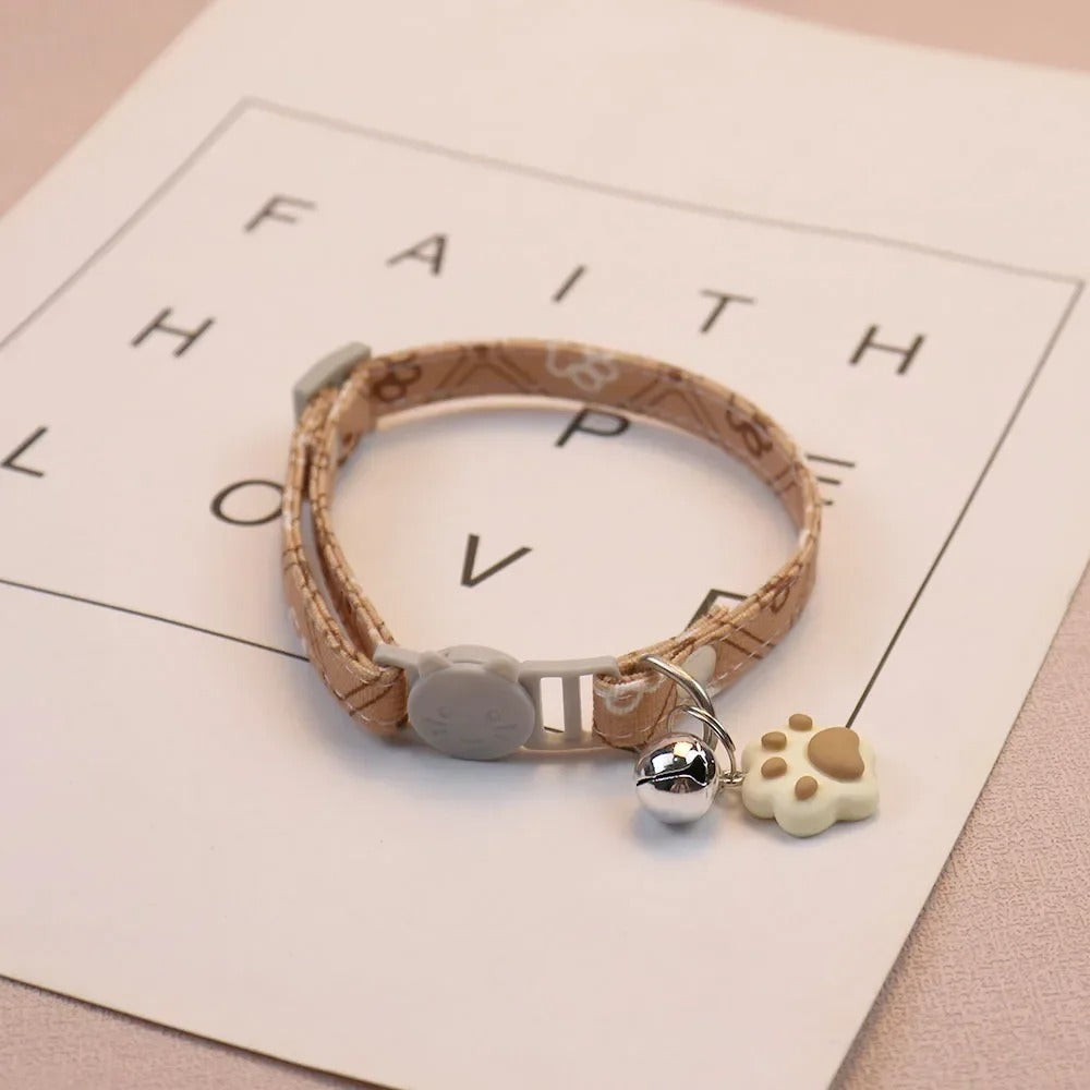 Cute Neck Pet Collar with Bell for Small Dogs Puppy Kitten