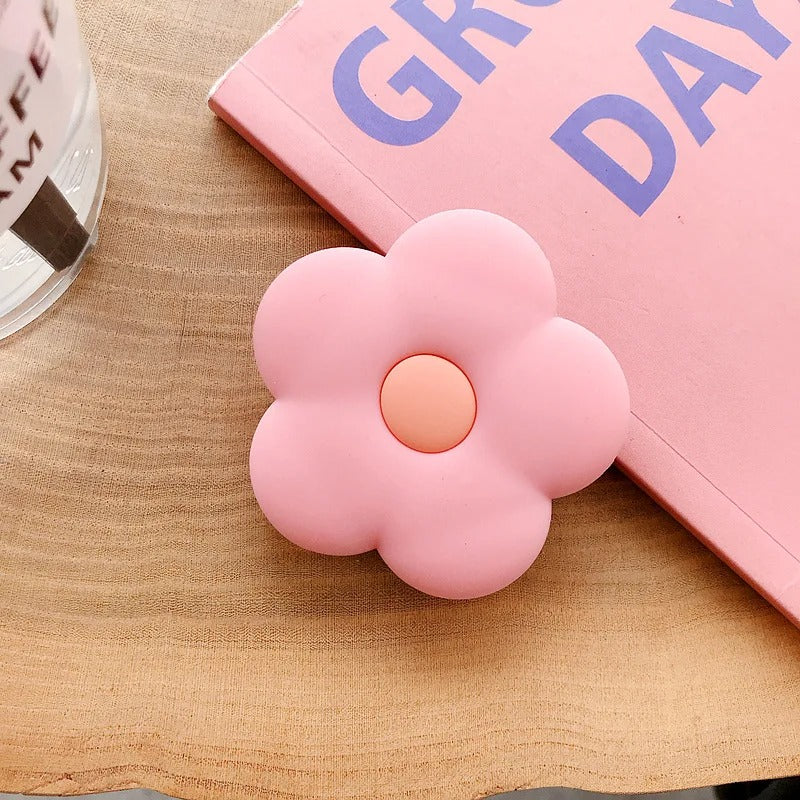 Cute Colorful Flowers Foldable  Phone Finger Ring Grip