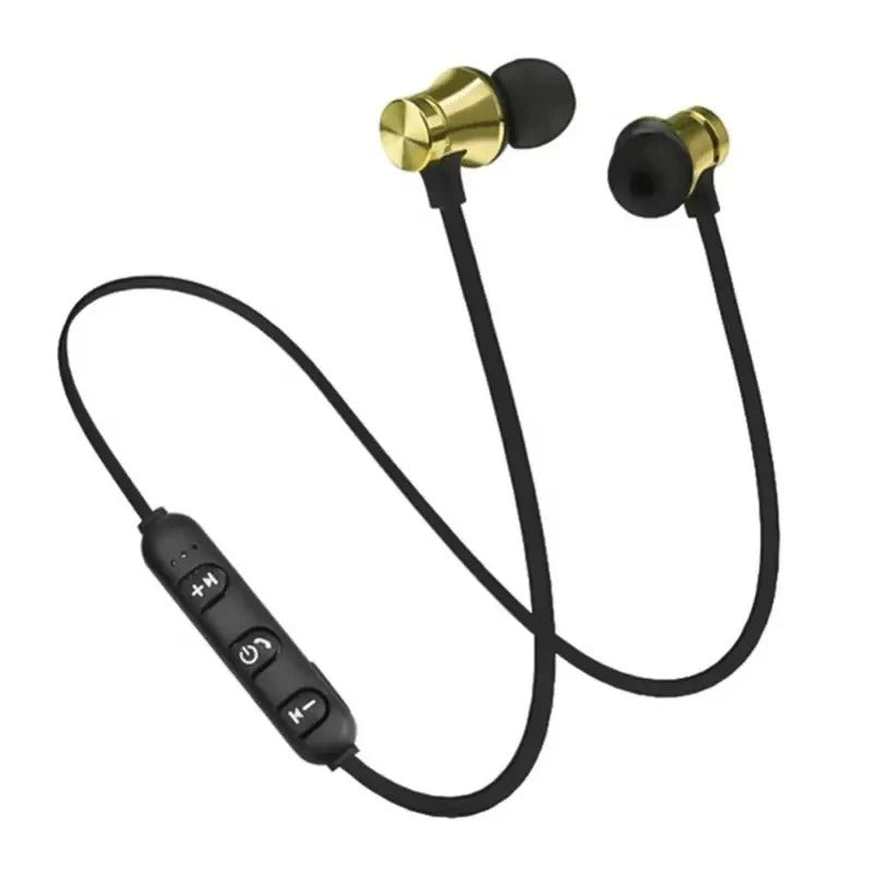 Sports magnetic Bluetooth earphone in ear wireless neckband headphones