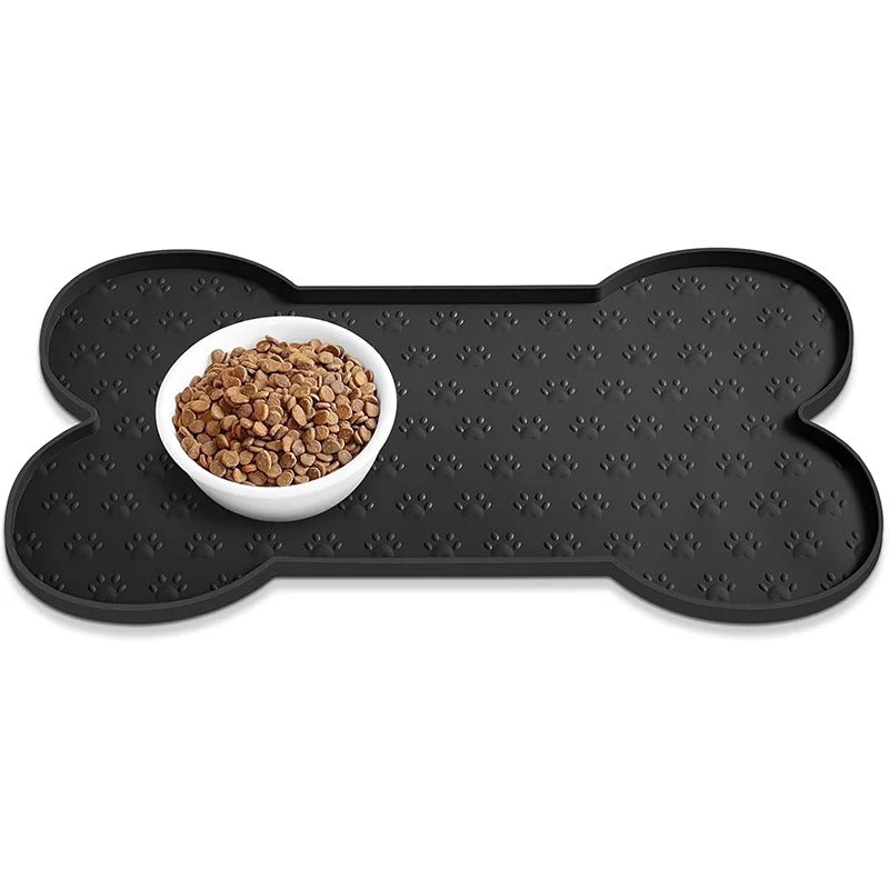 Dog Food Mat Anti-Slip Silicone Thicker Pet Placemat Waterproof
