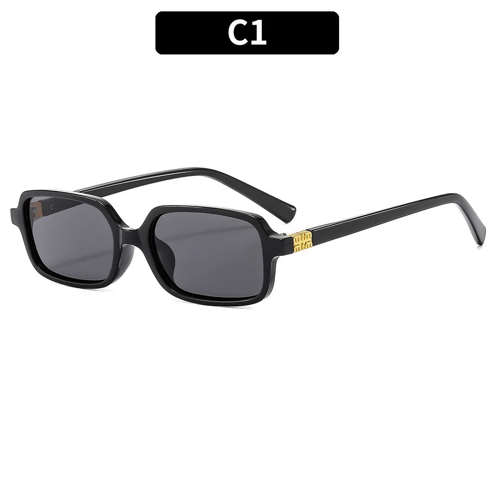 Classic Designer Luxury Small Frame Square Sunglasses Women