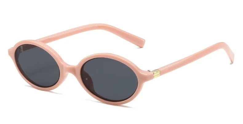 Fashion Oval Simple Literary Sunglasses Women