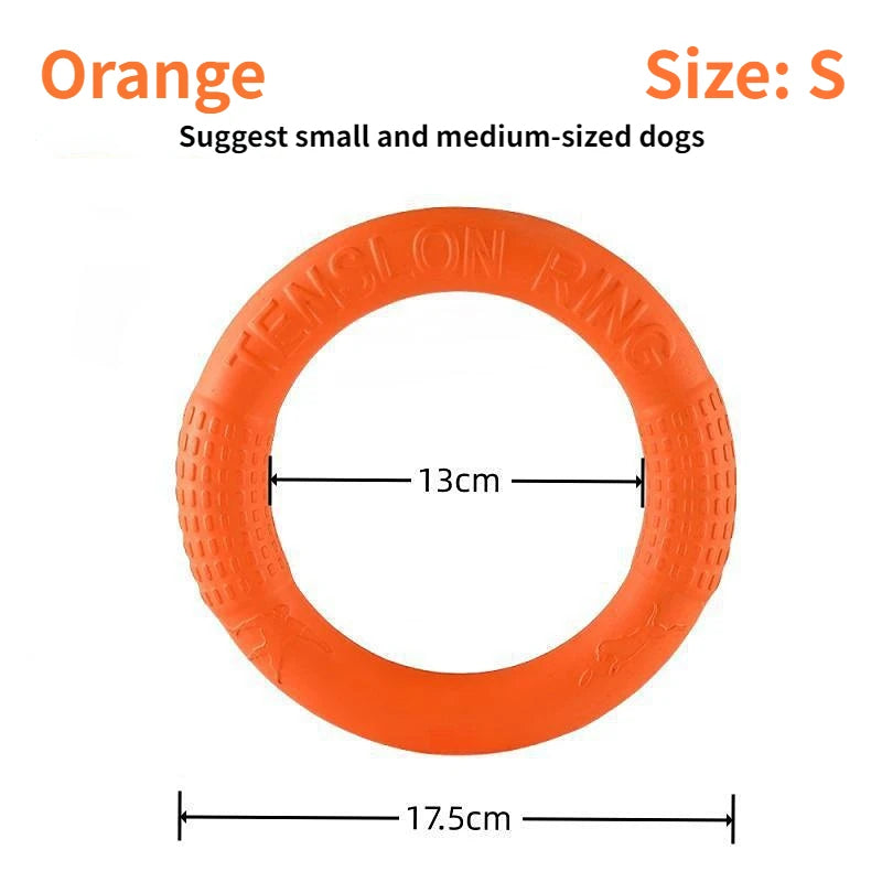 Round Ring Dog Toys Anti-Bite Flying Floating