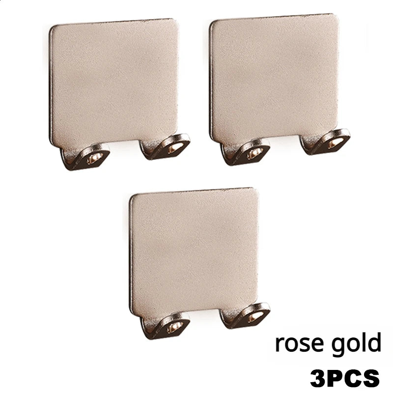 Bathroom Space Aluminum Razor Holder Storage Hook 3Pcs