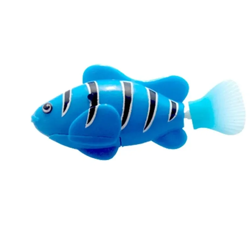 Cat Toy LED Inductive Interactive Swimming Robot Fish