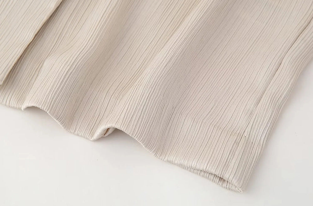 Women's Double-Breasted Loose Blazer Coat  set