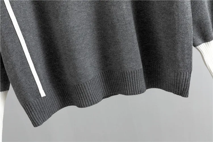 2025 Autumn Runway 2 Pieces Set Knitted Long Sleeve