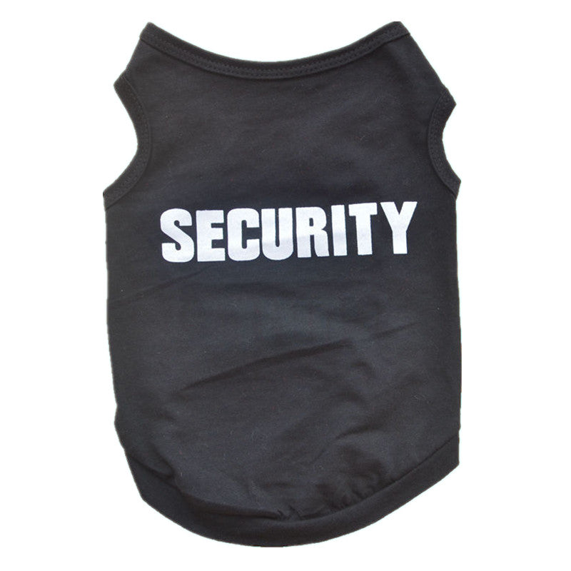 Security Cat Clothes Pet Cat Coats Jacket Hoodies For Cats