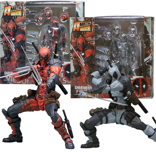 AMAZING YAMAGUCHI Deadpool & Wolverine 2.0 Grey Action Figure