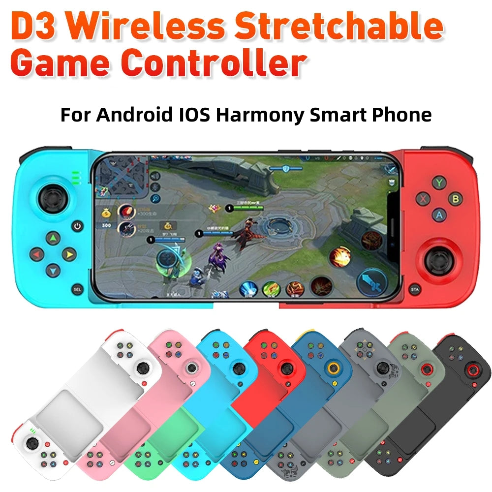 D3 Wireless Stretchable Game Controller Bluetooth 5.0 Mobile Phone Gamepad