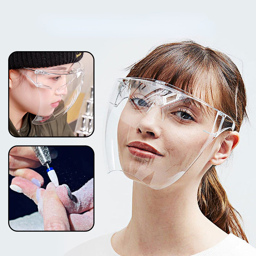 1 Pcs Full Face High-definition Transparent Anti Fog Anti Splash Protective Mask
