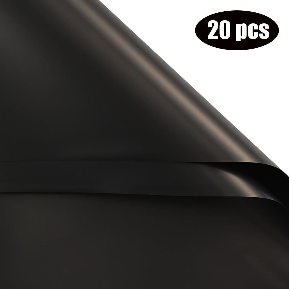 20PCS Flower Wrapping Packing Paper Bouquet of Solid Color