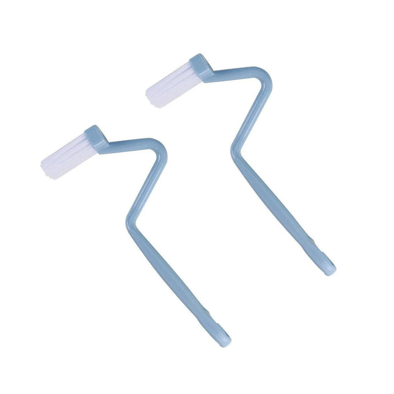 2Pcs Curved Toilet Brush Long Handle Toilet Cleaning Brushes