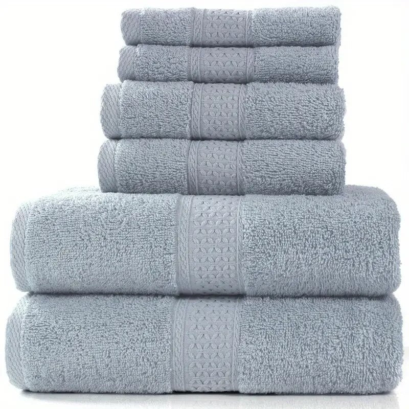 Bath Towel Washcloth Cotton Towel Solid Color