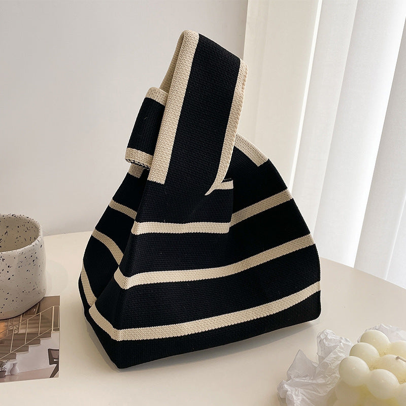 Women Handmade Knitted Small Handbag